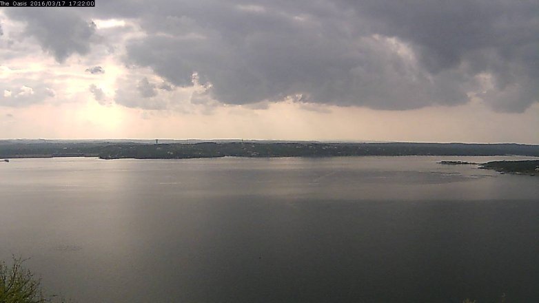 Lake Travis webcam, March 17, 2016 4:30 PM CT
