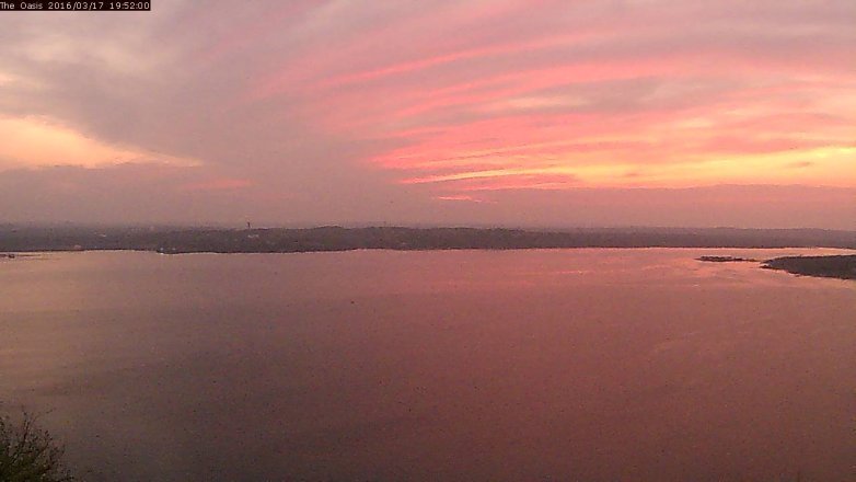 Lake Travis webcam, March 17, 2016 7:00 PM CT