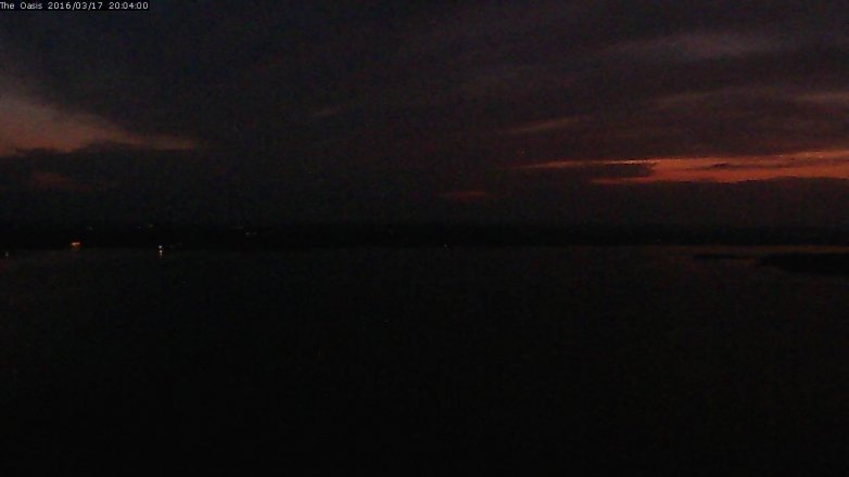 Lake Travis webcam, March 17, 2016 7:10 PM CT