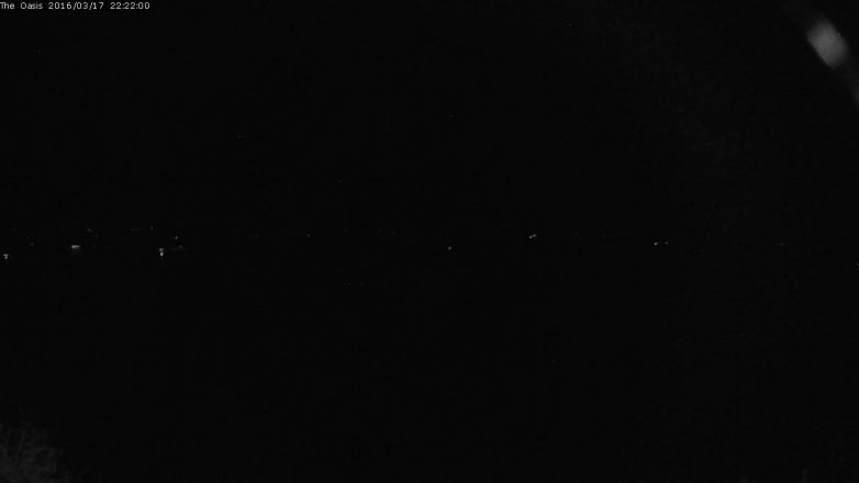 Lake Travis webcam, March 17, 2016 9:30 PM CT