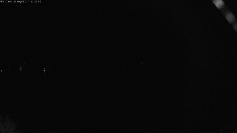 Lake Travis webcam, March 17, 2016 10:30 PM CT