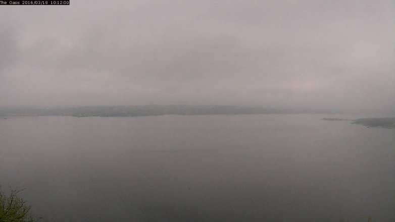 Lake Travis webcam, March 18, 2016 9:20 AM CT