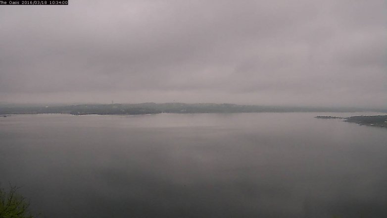 Lake Travis webcam, March 18, 2016 9:40 AM CT