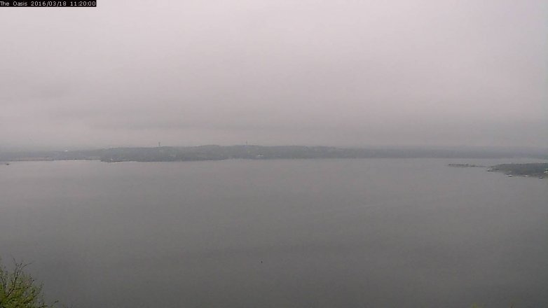Lake Travis webcam, March 18, 2016 10:25 AM CT