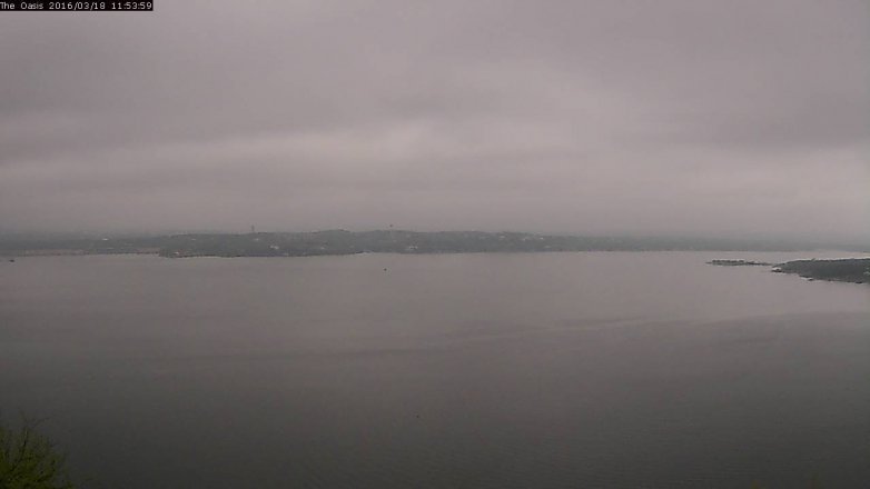 Lake Travis webcam, March 18, 2016 11:00 AM CT