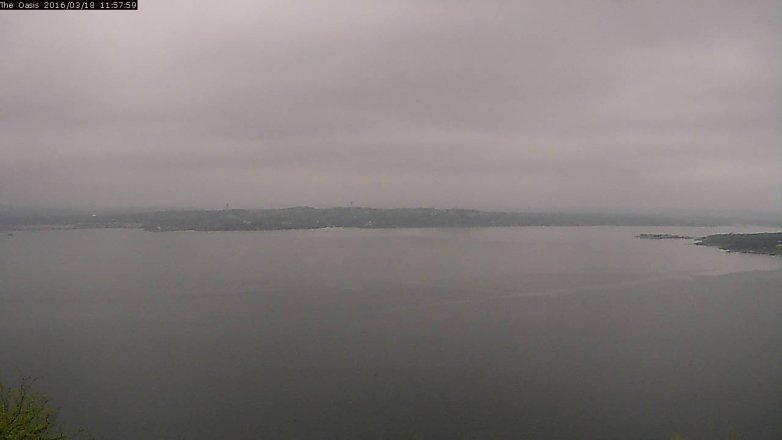 Lake Travis webcam, March 18, 2016 11:05 AM CT