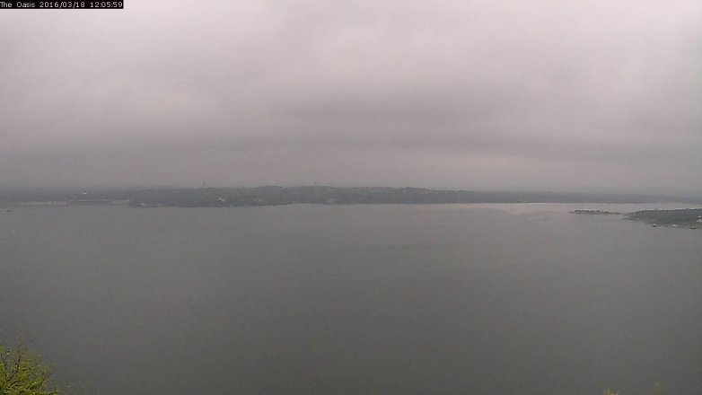 Lake Travis webcam, March 18, 2016 11:10 AM CT