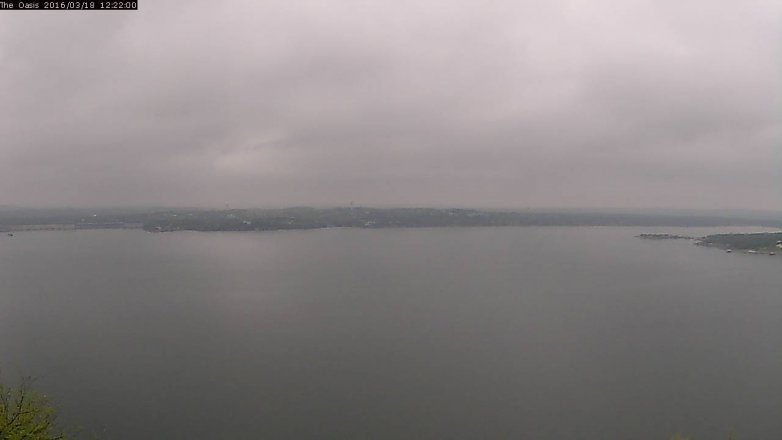 Lake Travis webcam, March 18, 2016 11:30 AM CT