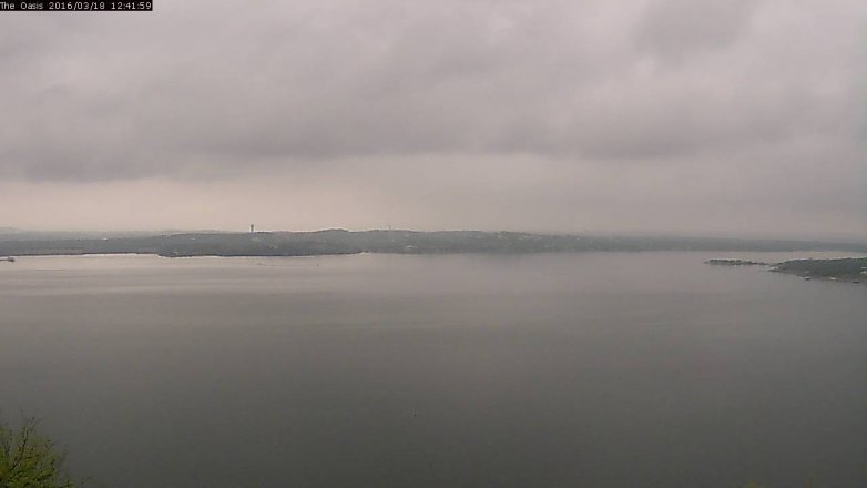 Lake Travis webcam, March 18, 2016 11:50 AM CT