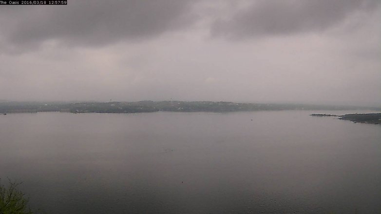 Lake Travis webcam, March 18, 2016 12:05 PM CT