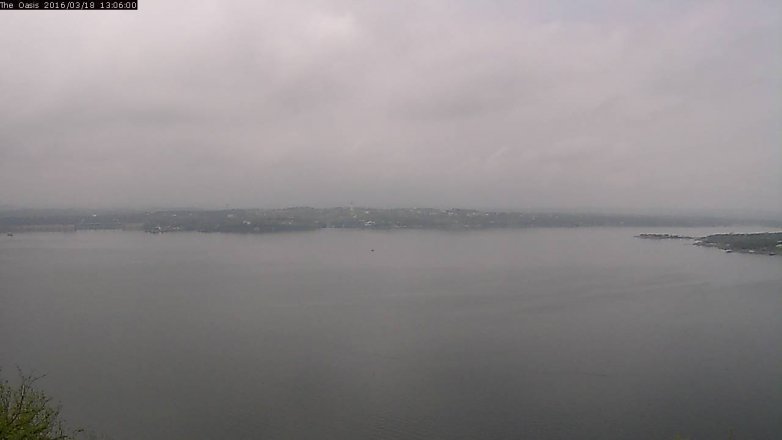 Lake Travis webcam, March 18, 2016 12:15 PM CT
