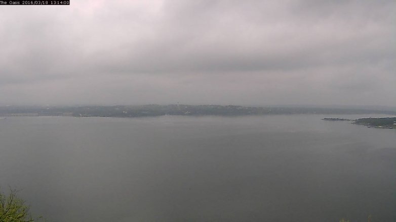 Lake Travis webcam, March 18, 2016 12:20 PM CT