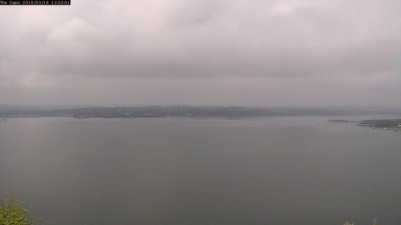 Lake Travis webcam, March 18, 2016 12:30 PM CT