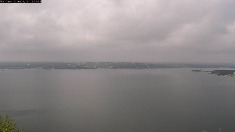 Lake Travis webcam, March 18, 2016 12:35 PM CT