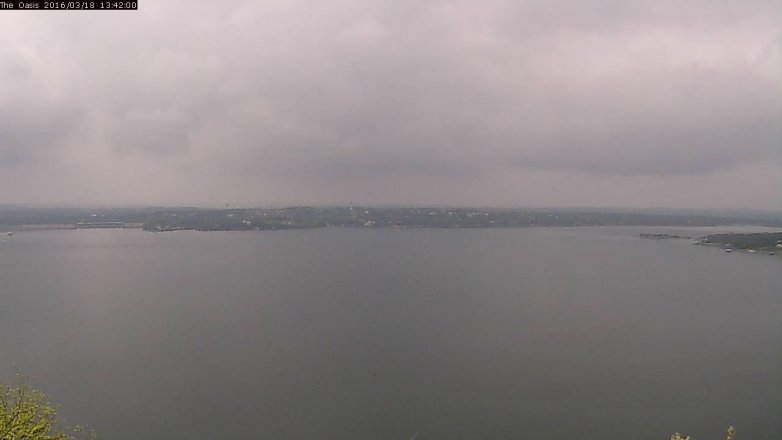 Lake Travis webcam, March 18, 2016 12:50 PM CT