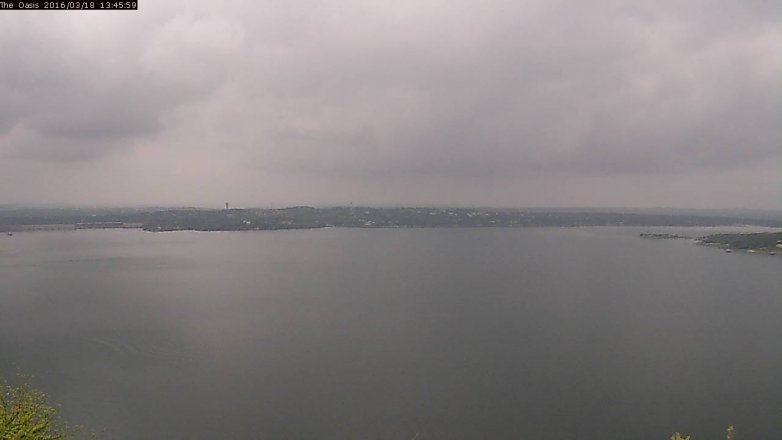 Lake Travis webcam, March 18, 2016 12:55 PM CT