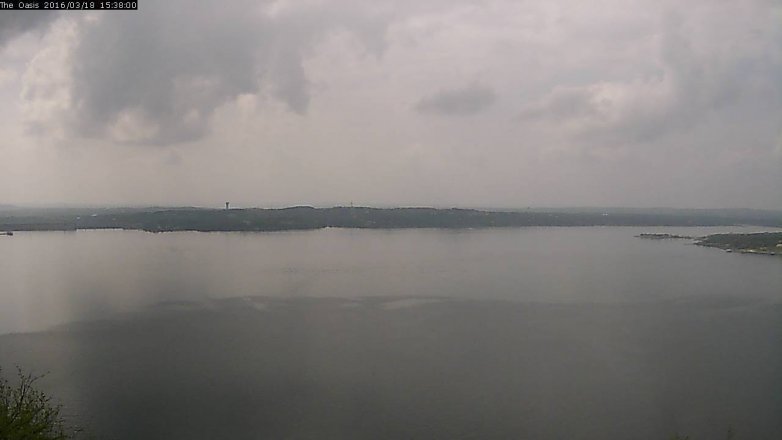 Lake Travis webcam, March 18, 2016 2:45 PM CT