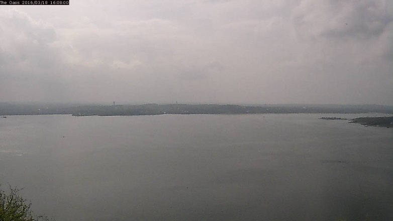 Lake Travis webcam, March 18, 2016 3:15 PM CT