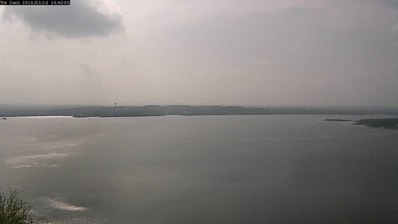 Lake Travis webcam, March 18, 2016 3:50 PM CT
