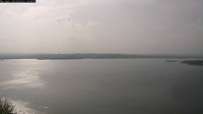 Lake Travis webcam, March 18, 2016 3:55 PM CT