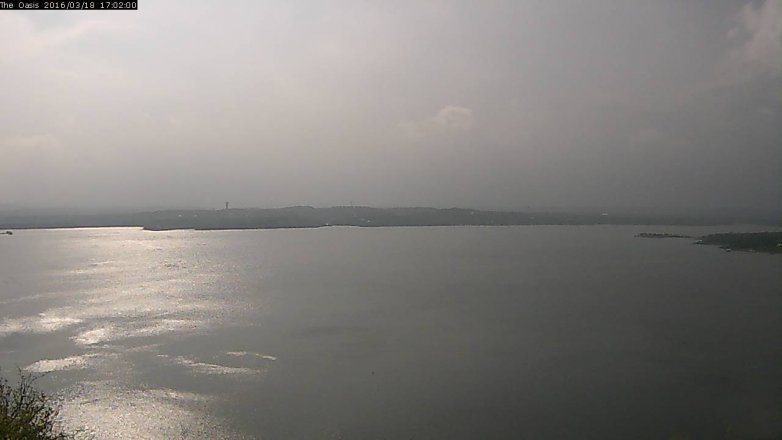 Lake Travis webcam, March 18, 2016 4:10 PM CT