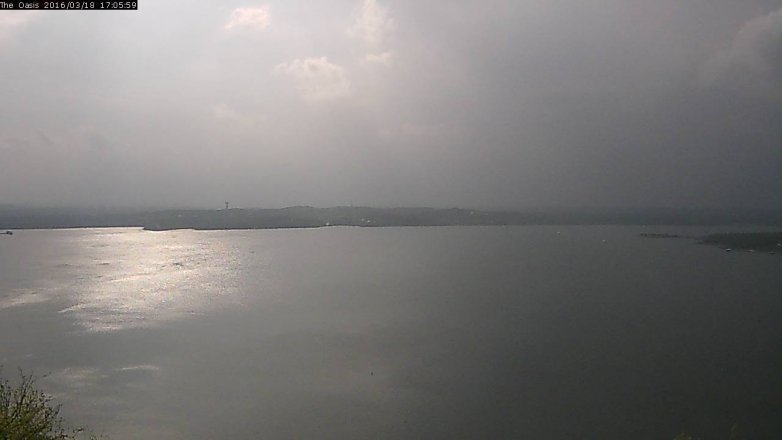 Lake Travis webcam, March 18, 2016 4:15 PM CT
