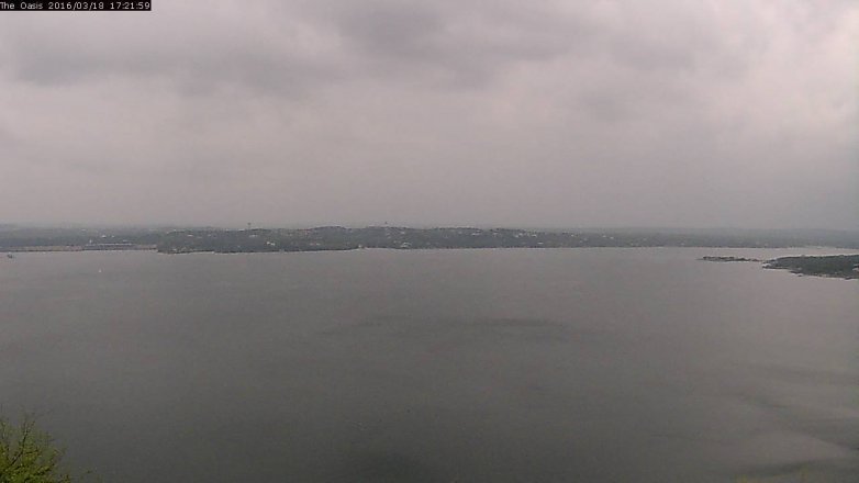 Lake Travis webcam, March 18, 2016 4:30 PM CT