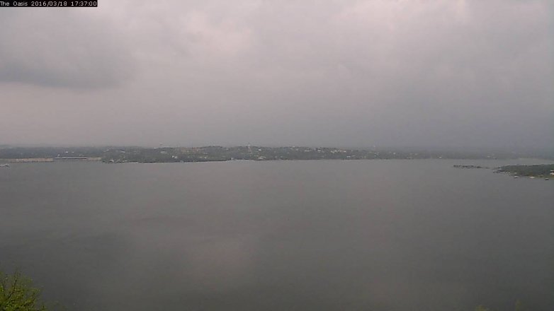 Lake Travis webcam, March 18, 2016 4:45 PM CT