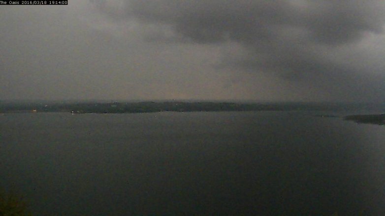 Lake Travis webcam, March 18, 2016 6:20 PM CT
