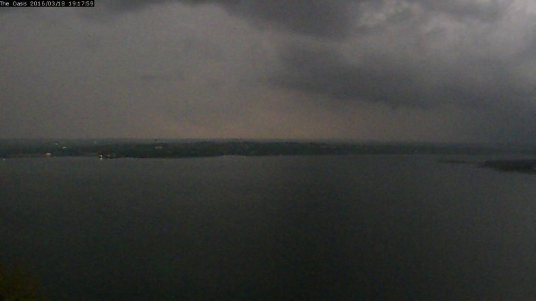Lake Travis webcam, March 18, 2016 6:25 PM CT