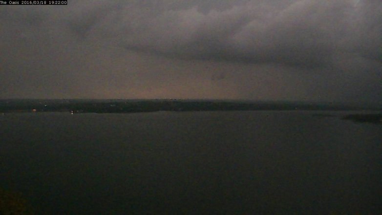 Lake Travis webcam, March 18, 2016 6:30 PM CT