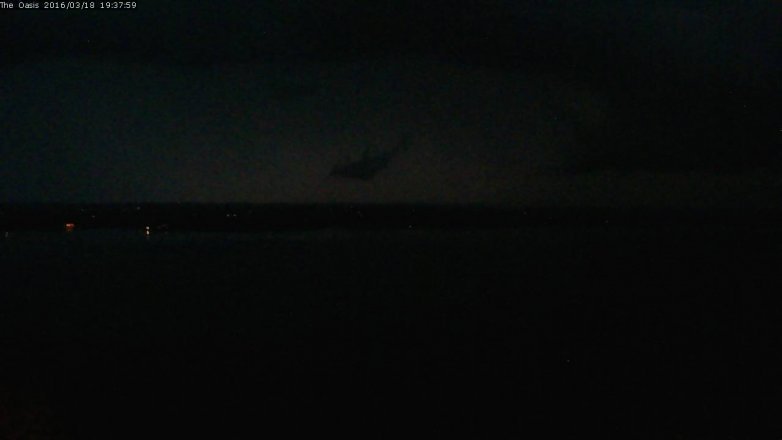 Lake Travis webcam, March 18, 2016 6:45 PM CT