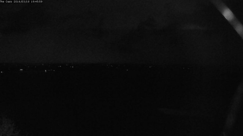Lake Travis webcam, March 18, 2016 6:55 PM CT