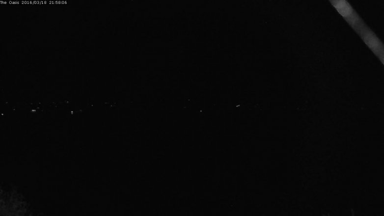 Lake Travis webcam, March 18, 2016 9:05 PM CT