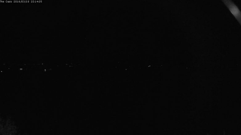 Lake Travis webcam, March 18, 2016 9:20 PM CT