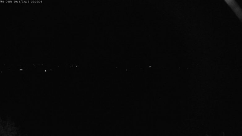 Lake Travis webcam, March 18, 2016 9:30 PM CT