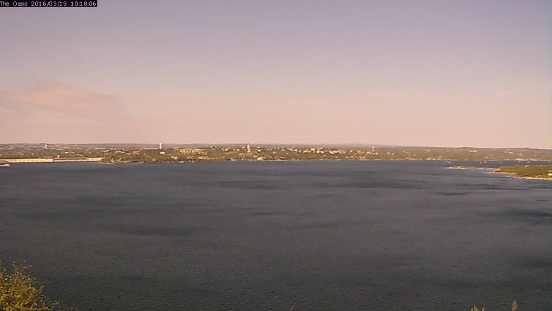 Lake Travis webcam, March 19, 2016 9:25 AM CT