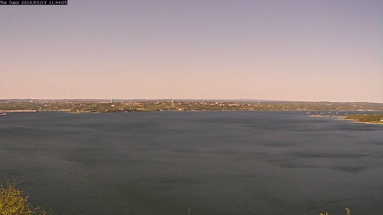 Lake Travis webcam, March 19, 2016 10:50 AM CT