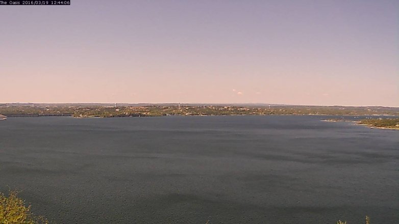 Lake Travis webcam, March 19, 2016 11:50 AM CT