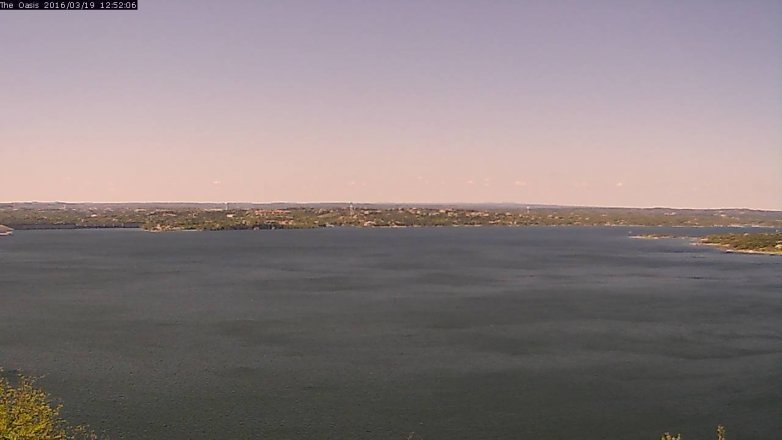 Lake Travis webcam, March 19, 2016 12:00 PM CT