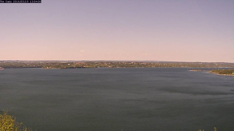 Lake Travis webcam, March 19, 2016 12:10 PM CT