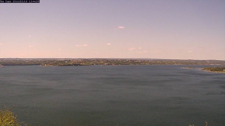 Lake Travis webcam, March 19, 2016 12:50 PM CT