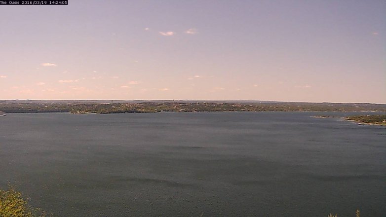 Lake Travis webcam, March 19, 2016 1:30 PM CT