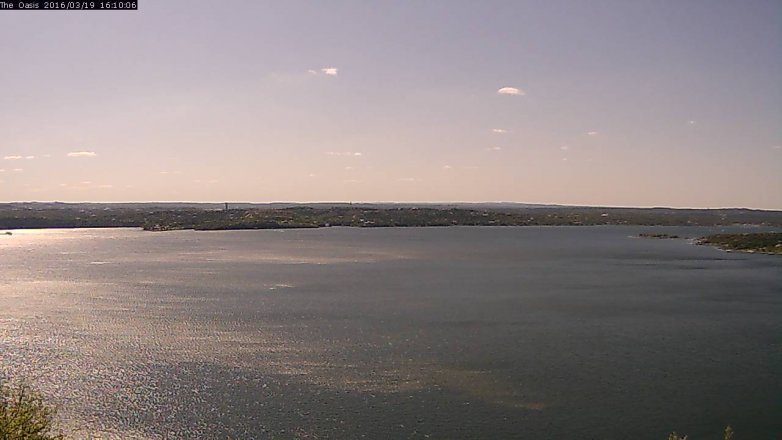 Lake Travis webcam, March 19, 2016 3:15 PM CT