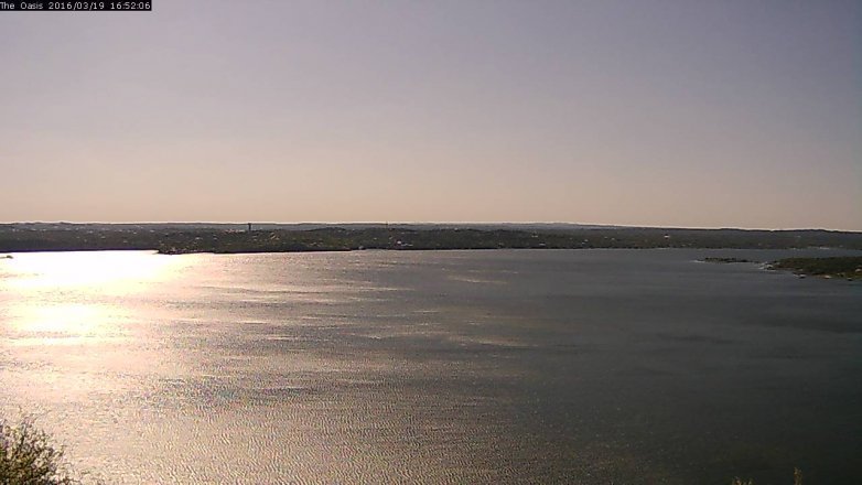 Lake Travis webcam, March 19, 2016 4:00 PM CT