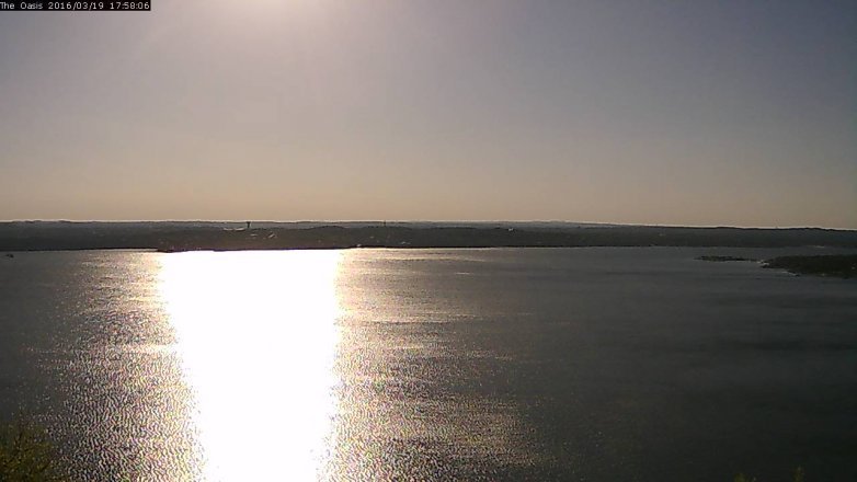 Lake Travis webcam, March 19, 2016 5:05 PM CT