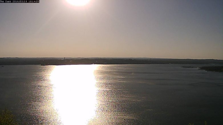 Lake Travis webcam, March 19, 2016 5:20 PM CT