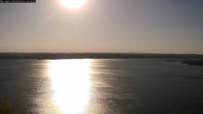 Lake Travis webcam, March 19, 2016 5:25 PM CT