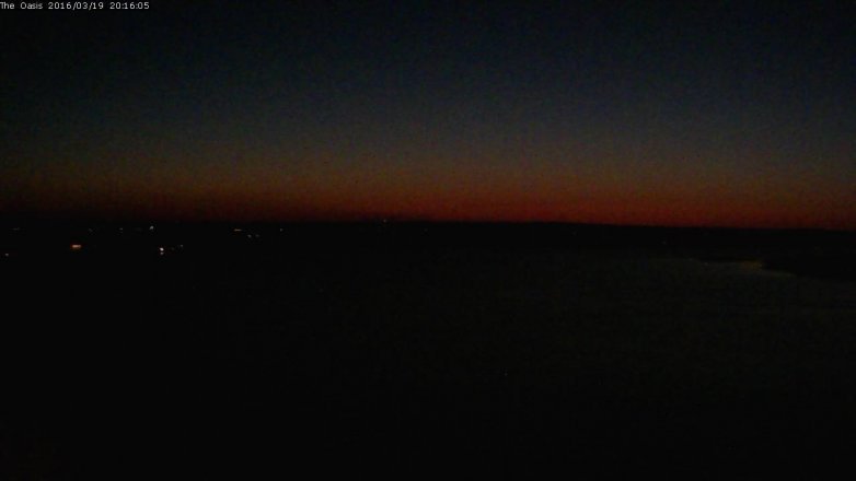 Lake Travis webcam, March 19, 2016 7:20 PM CT