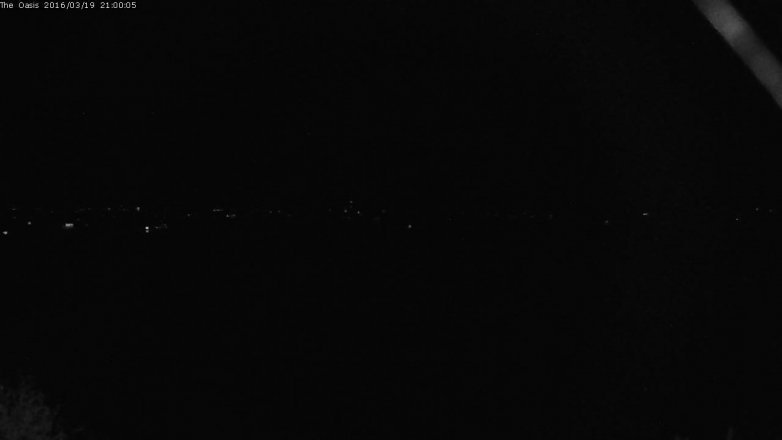 Lake Travis webcam, March 19, 2016 8:05 PM CT